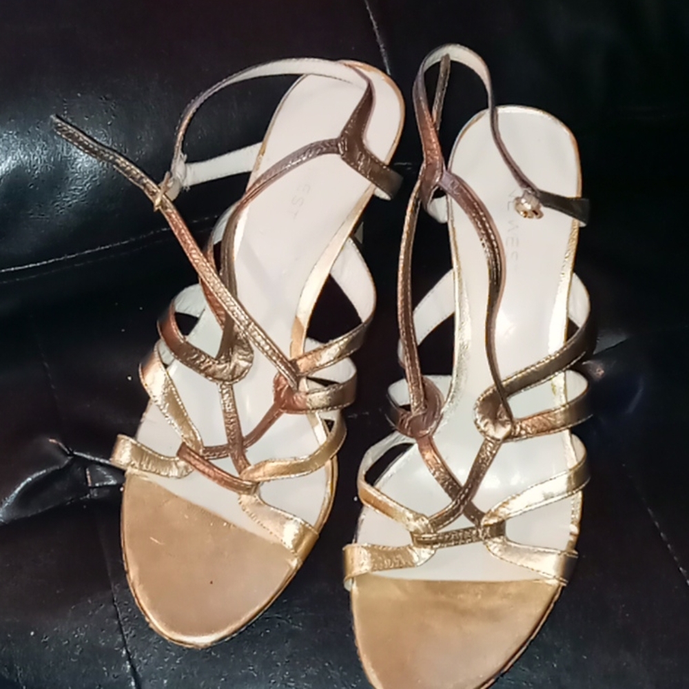 Nine west strappy heels!